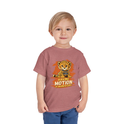 Baby Cheetah Toddler Short Sleeve Tee