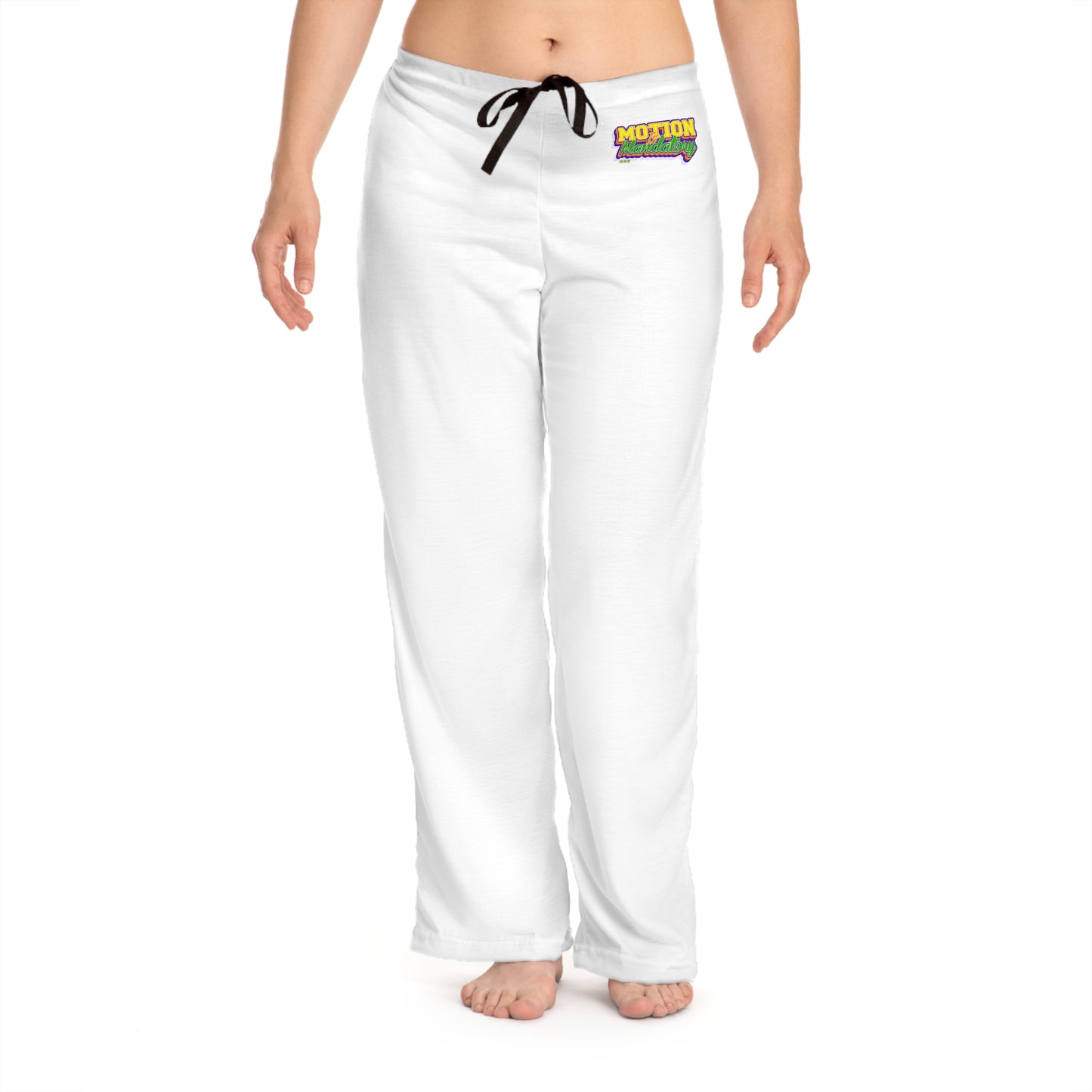 Motion Is Mandatory Women's Pajama Pants (AOP)