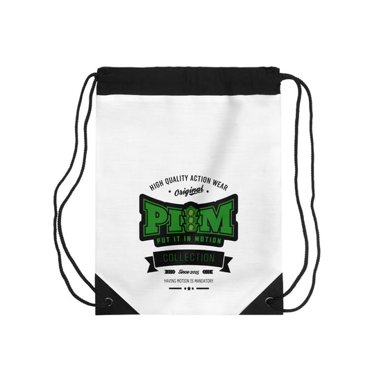 Put It In Motion Drawstring Bag