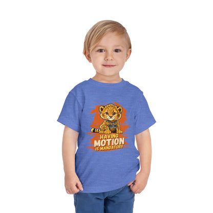 Baby Cheetah Toddler Short Sleeve Tee