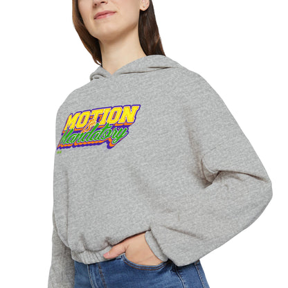 Motion Is Mandatory Women's Cinched Bottom Hoodie