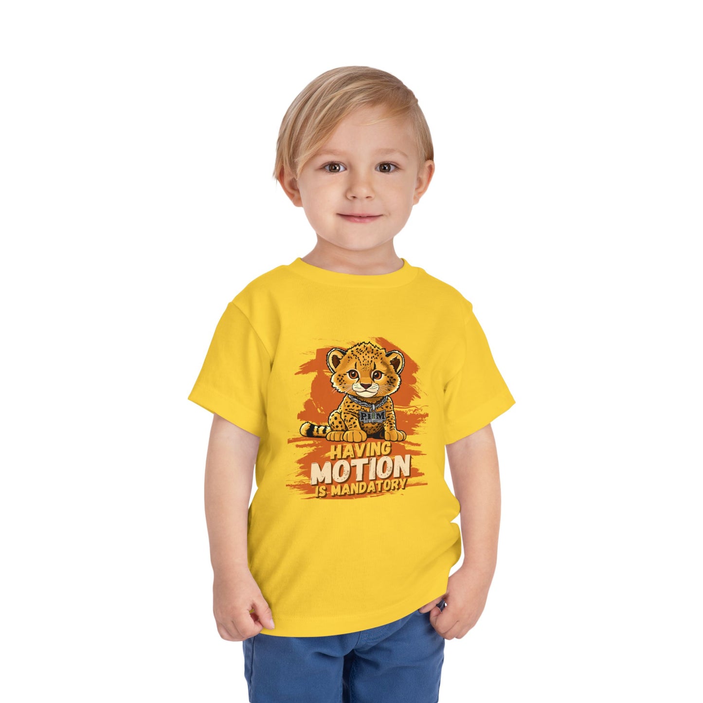 Baby Cheetah Toddler Short Sleeve Tee
