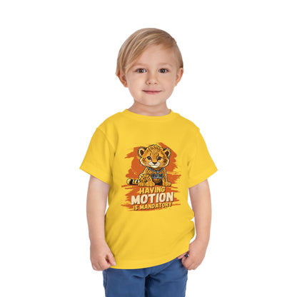 Baby Cheetah Toddler Short Sleeve Tee